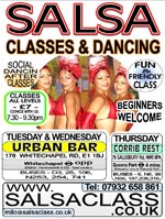 Salsa Class Poster Please Print to A4 and Display on your Works Notice board or local area - Many Thanks Milo